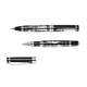 INTERCONTINENTAL Písacia súprava, kovové guľôčkové pero, roller, čierna